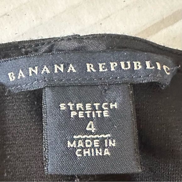 Banana Republic Women’s Black Career/Cocktail Sheath Stretch Dress, Size 4 - Picture 8 of 10